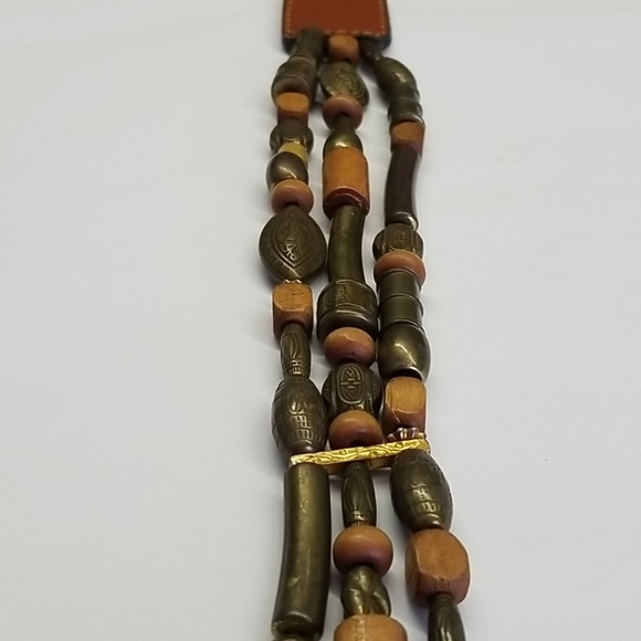 The Limited Genuine Leather Beaded Belt 36.5"L - Picture 9 of 10